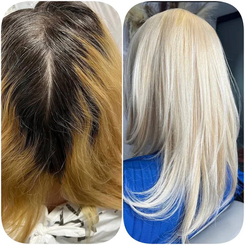Rezultat Vopsit Par Blond Emirav